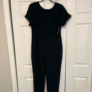 Sadie Boatneck Jumpsuit ALEXIA ADMOR - Emerald Size Large